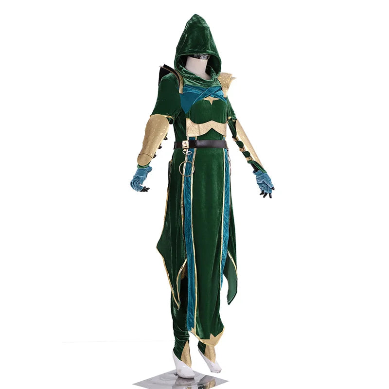 Sexy Mortal Kombat Jade Cosplay Costume | Green Combat Outfit for Women | Halloween & Carnival-Astricos