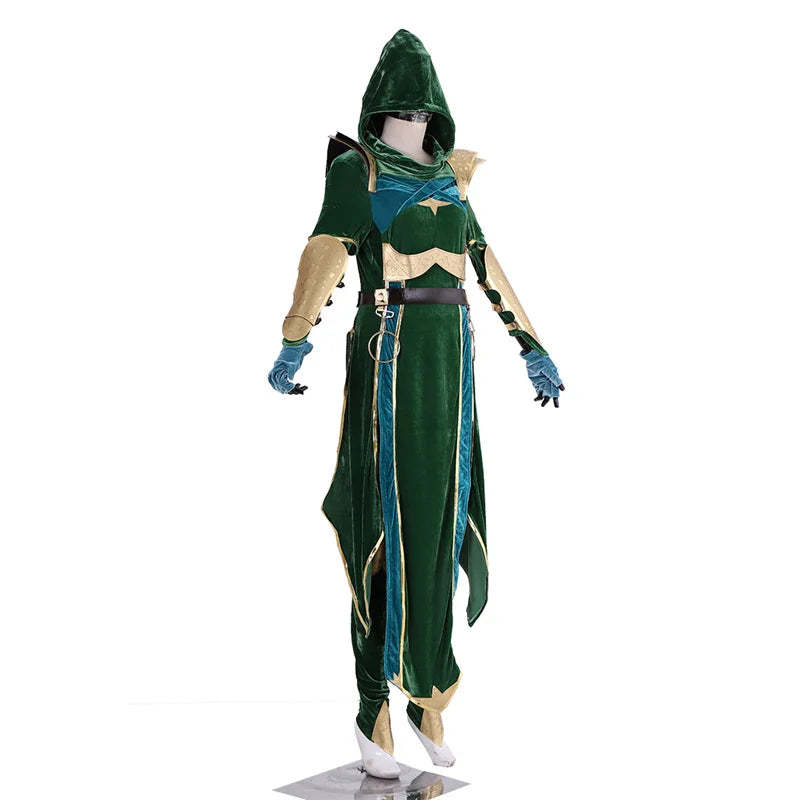 Sexy Mortal Kombat Jade Cosplay Costume | Green Combat Outfit for Women | Halloween & Carnival-Astricos