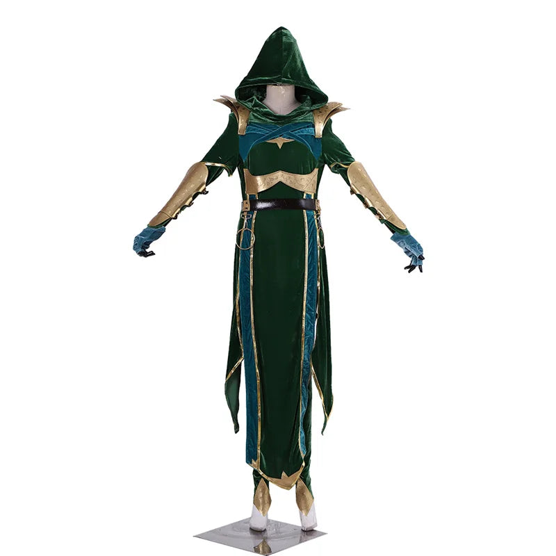 Sexy Mortal Kombat Jade Cosplay Costume | Green Combat Outfit for Women | Halloween & Carnival-Astricos