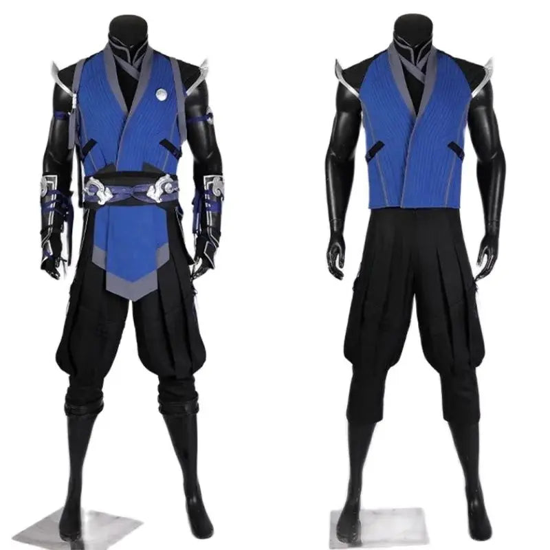 Mortal Kombat Sub-Zero Men's Cosplay Costume - Halloween & Carnival Outfit-Astricos