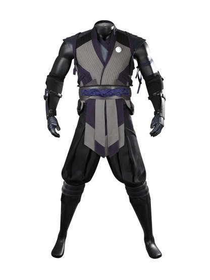 Mortal Kombat 1 Smoke Cosplay Costume - Full Fighting Suit Set for Halloween & Parties-Astricos