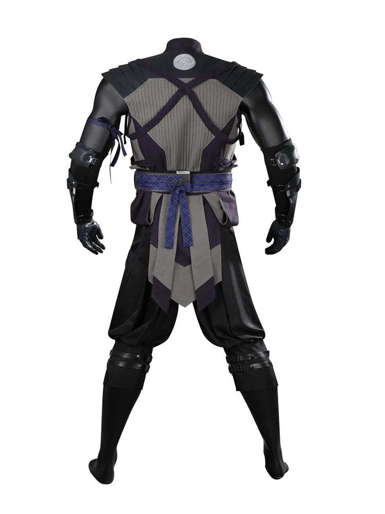 Mortal Kombat 1 Smoke Cosplay Costume - Full Fighting Suit Set for Halloween & Parties-Astricos