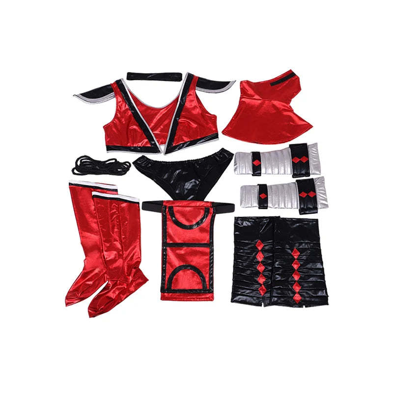 Mortal Kombat Skarlet Sexy Cosplay Costume - Women's Battle Suit for Halloween & Parties-Astricos