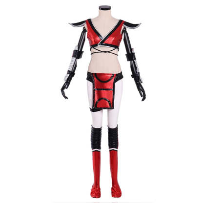 Mortal Kombat Skarlet Sexy Cosplay Costume - Women's Battle Suit for Halloween & Parties-Astricos