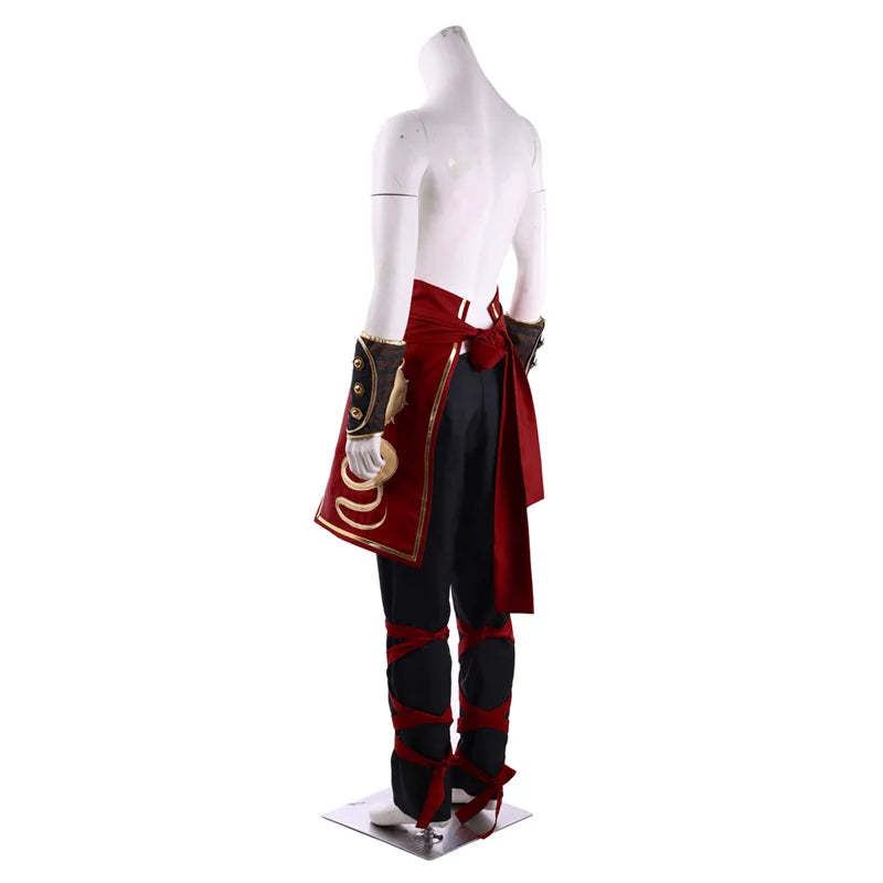 Deluxe Mortal Kombat Liu Kang Cosplay Costume for Men - Halloween & Party Suit with Headband-Astricos