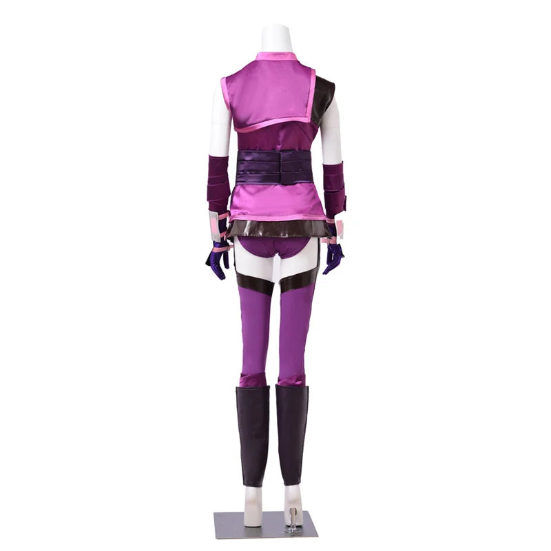 Sexy Mileena Cosplay Costume Purple Full Set - Mortal Kombat Halloween & Carnival Outfit for Women-Astricos