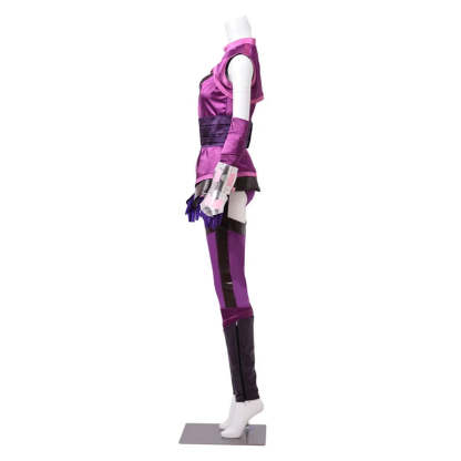 Sexy Mileena Cosplay Costume Purple Full Set - Mortal Kombat Halloween & Carnival Outfit for Women-Astricos