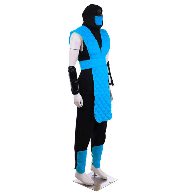 Mortal Kombat Scorpion & Sub-Zero Men's Cosplay Costume - Full Battle Suit for Halloween & Carnival-Astricos