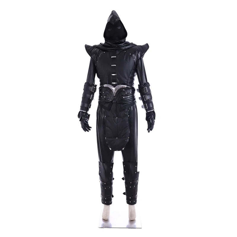 Noob Saibot Cosplay Costume - Mortal Kombat Black Ninja Fighter Outfit for Men-Astricos