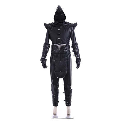 Noob Saibot Cosplay Costume - Mortal Kombat Black Ninja Fighter Outfit for Men-Astricos