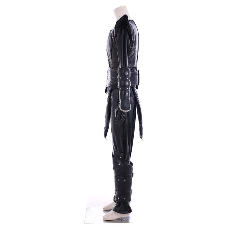 Noob Saibot Cosplay Costume - Mortal Kombat Black Ninja Fighter Outfit for Men-Astricos