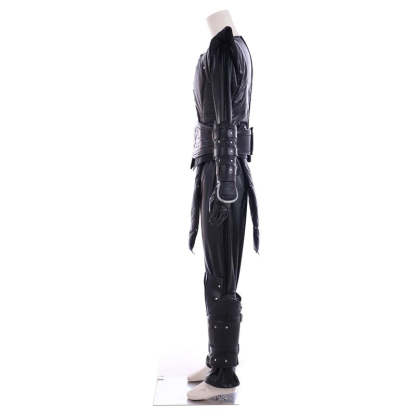 Noob Saibot Cosplay Costume - Mortal Kombat Black Ninja Fighter Outfit for Men-Astricos