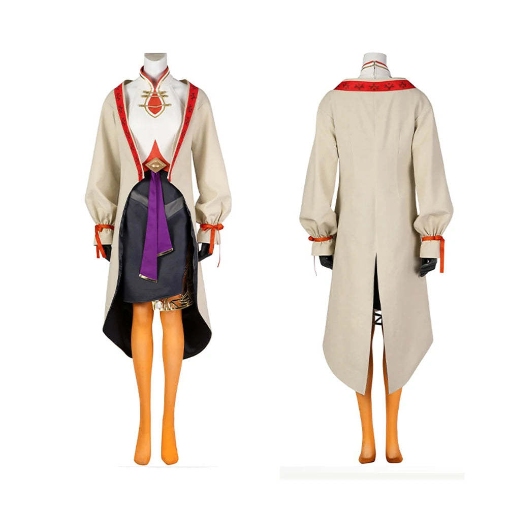 Purah Cosplay Costume Full Set for Women - The Legend of Zelda Breath of The Wild Halloween Party Outfit-Astricos