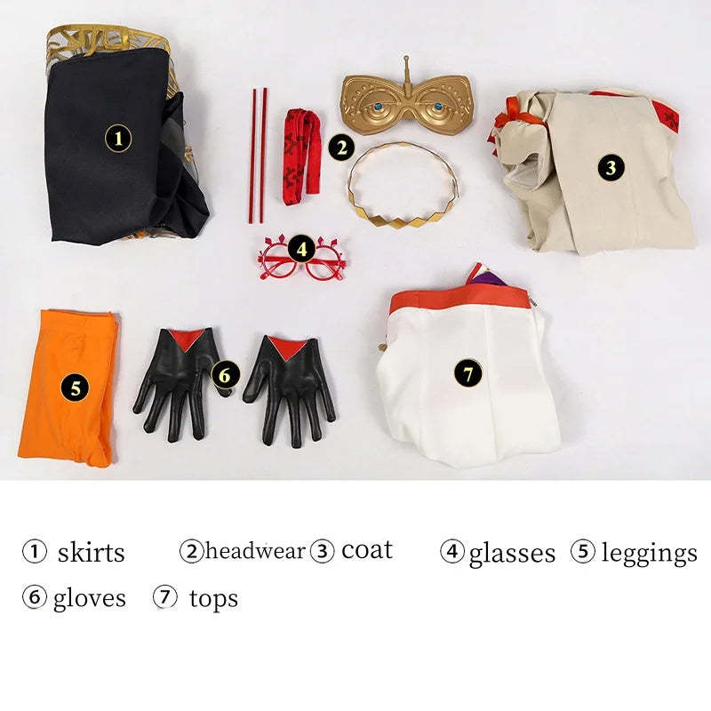 Purah Cosplay Costume Full Set for Women - The Legend of Zelda Breath of The Wild Halloween Party Outfit-Astricos