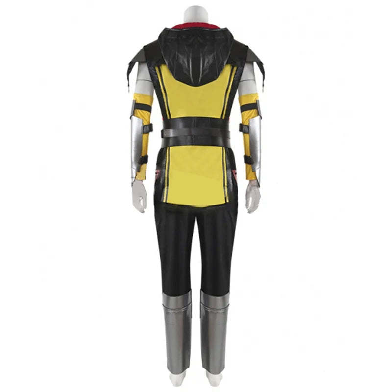 Mortal Kombat Scorpion Cosplay Costume - Authentic Men's Halloween & Carnival Outfit-Astricos