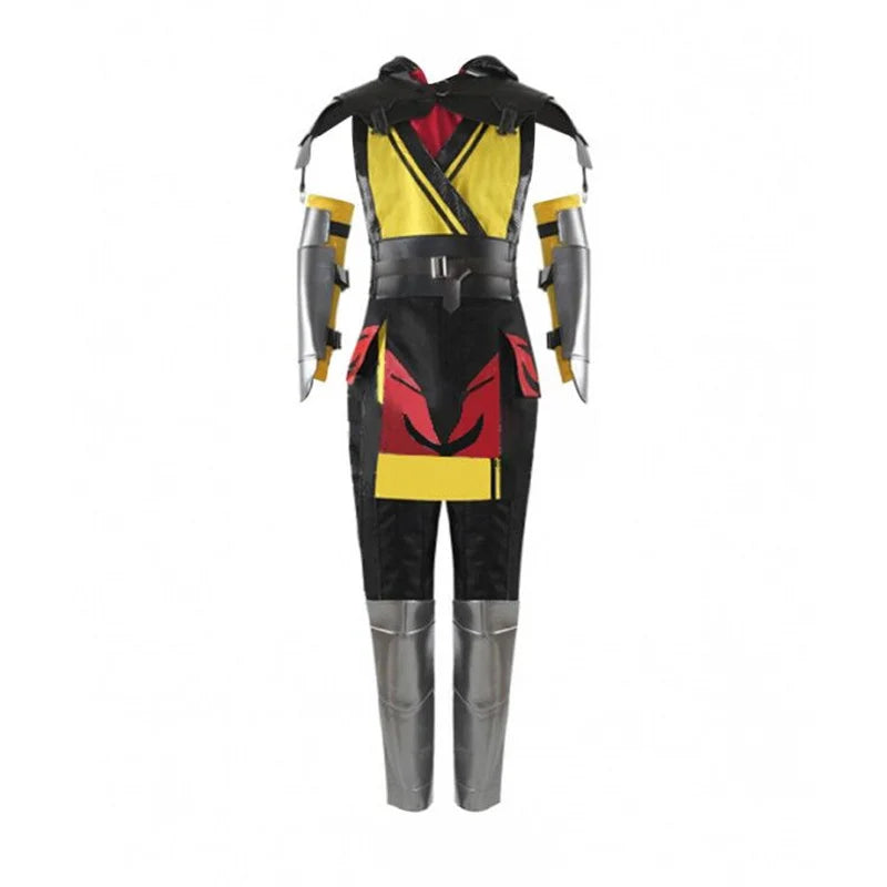 Mortal Kombat Scorpion Cosplay Costume - Authentic Men's Halloween & Carnival Outfit-Astricos