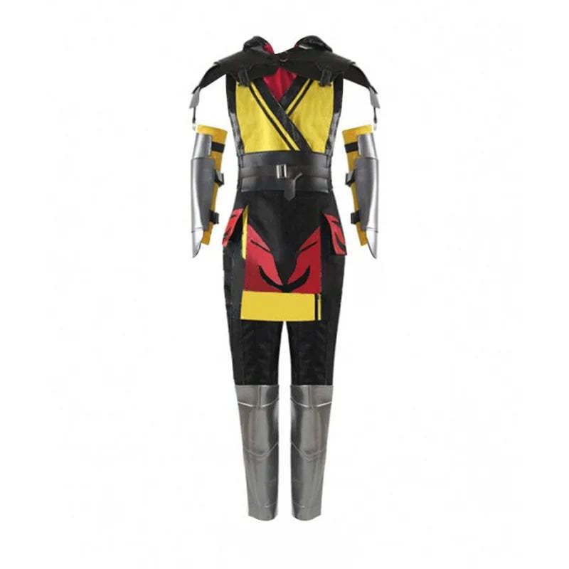 Mortal Kombat Scorpion Cosplay Costume - Authentic Men's Halloween & Carnival Outfit-Astricos