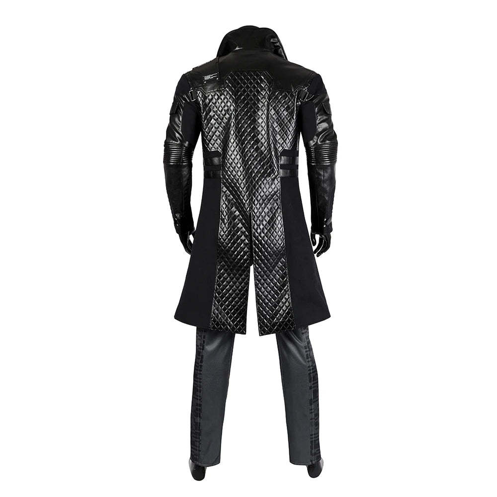 Solomon Reed Cyberpunk Cosplay Costume - Punk Retro Phantom Liberty Uniform Suit for Men-Astricos