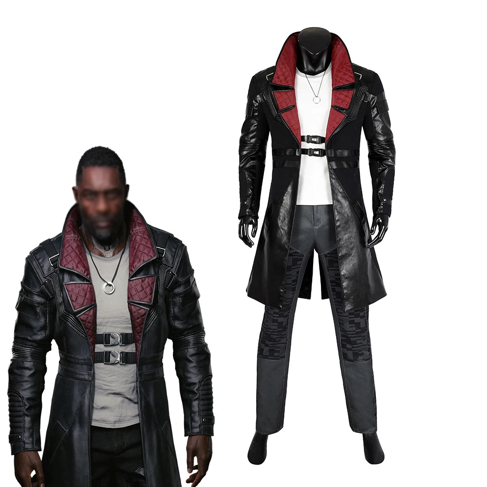 Solomon Reed Cyberpunk Cosplay Costume - Punk Retro Phantom Liberty Uniform Suit for Men-Astricos