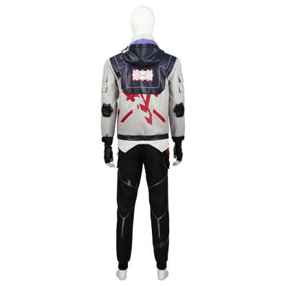 Valorant ISO Cosplay Costume - Hooded Sweatshirt, Pants, Top & Accessories for Halloween & Carnival-Astricos