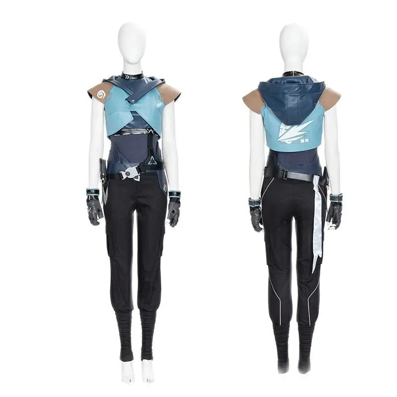 Valorant Jett Cosplay Costume Jacket & Coat for Women | Halloween & Carnival Party Outfit-Astricos