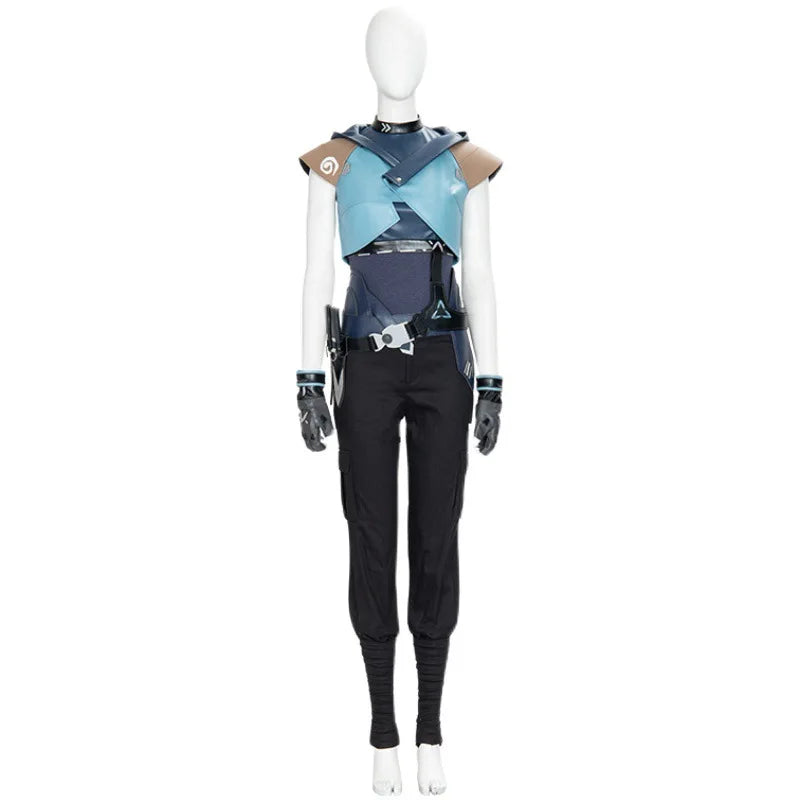 Valorant Jett Cosplay Costume Jacket & Coat for Women | Halloween & Carnival Party Outfit-Astricos