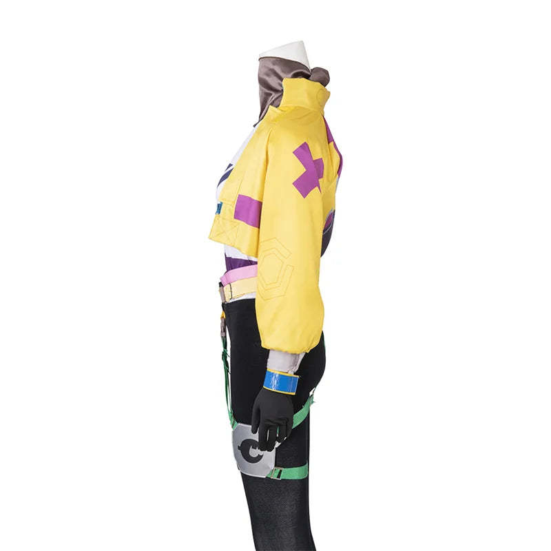 Valorant Killjoy Cosplay Costume - Yellow Coat with Accessories for Halloween & Parties-Astricos