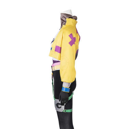 Valorant Killjoy Cosplay Costume - Yellow Coat with Accessories for Halloween & Parties-Astricos