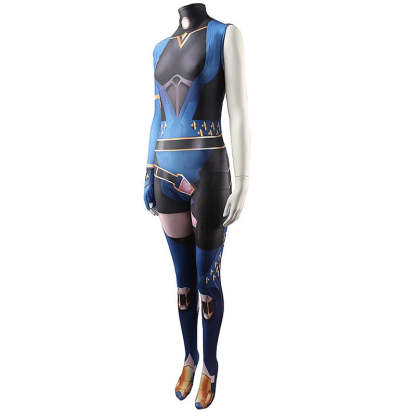 Valorant Reyna Cosplay Jumpsuit | Premium Spandex Zentai Suit for Halloween & Carnival-Astricos