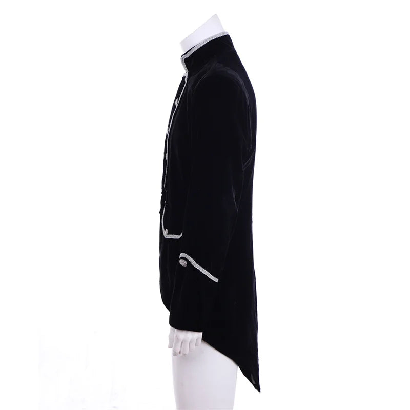 Men's Gothic Victorian Tailcoat Jacket - Steampunk Pirate Viking Renaissance Formal Tuxedo Coat | Astricos-Astricos