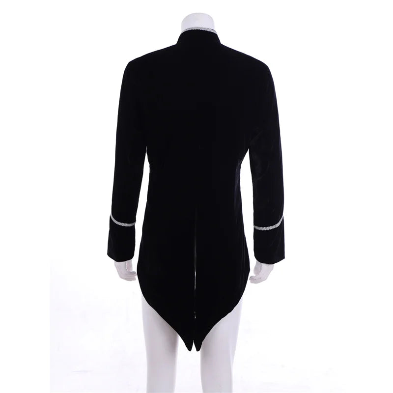 Men's Gothic Victorian Tailcoat Jacket - Steampunk Pirate Viking Renaissance Formal Tuxedo Coat | Astricos-Astricos