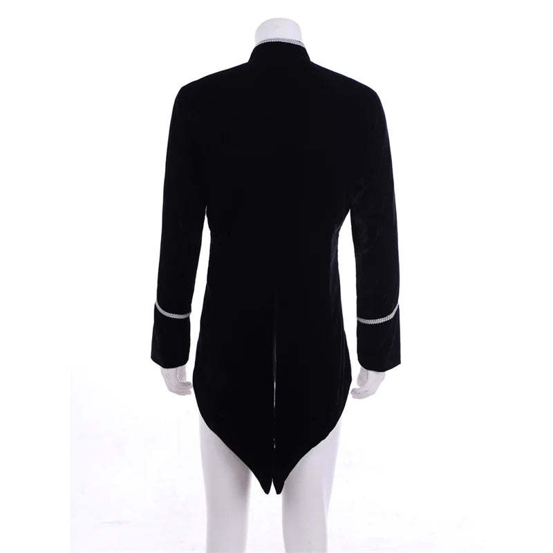 Men's Gothic Victorian Tailcoat Jacket - Steampunk Pirate Viking Renaissance Formal Tuxedo Coat | Astricos-Astricos