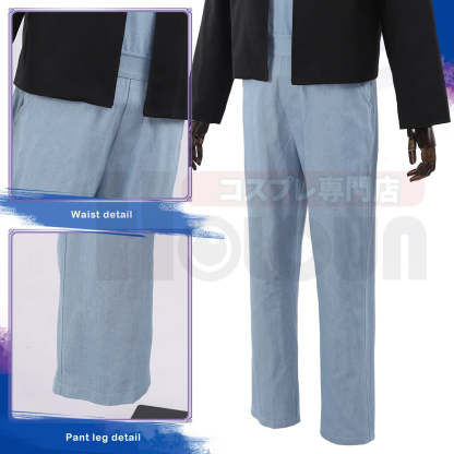Blue Lock Anime Bachira Cosplay Costume Set - Wig, Rompers, T-shirt & Jacket for Daily Wear-Astricos