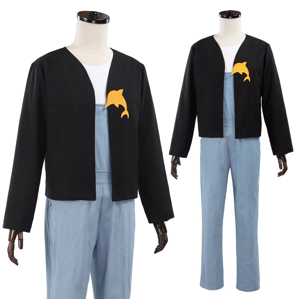 Blue Lock Anime Bachira Cosplay Costume Set - Wig, Rompers, T-shirt & Jacket for Daily Wear-Astricos