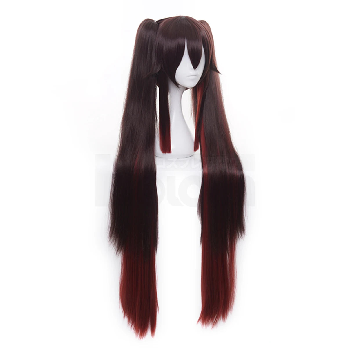 Genshin Impact Hu Tao Cosplay Wig - Rose Net Synthetic Fiber Adjustable for Anime Fans-Astricos