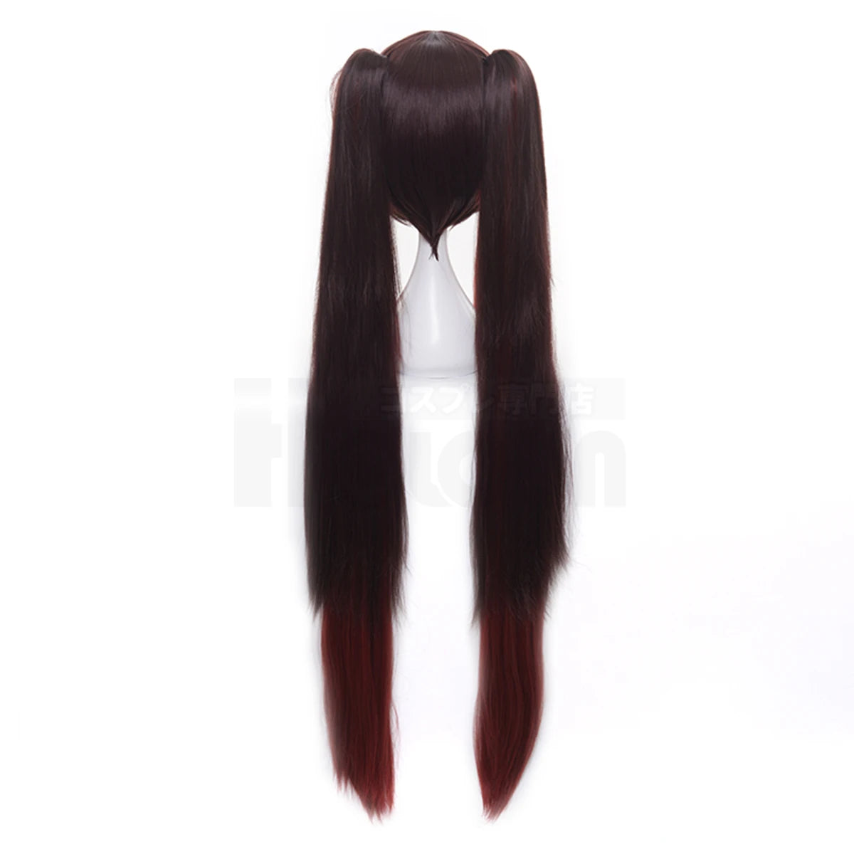 Genshin Impact Hu Tao Cosplay Wig - Rose Net Synthetic Fiber Adjustable for Anime Fans-Astricos