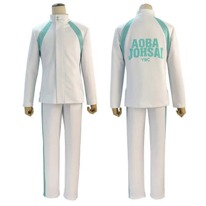 Aobajohsai High School Uniform Oikawa Tooru Cosplay Costume & Wig - Haikyuu!! Inspired-Astricos