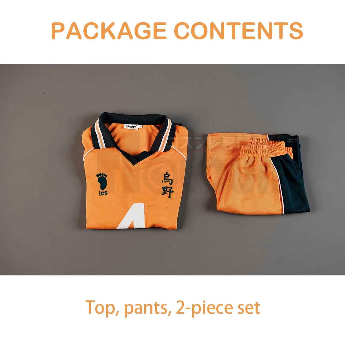 Nishinoya Yuu Karasuno High School Volleyball Jersey No.4 Cosplay Costume & Wig - Haikyuu!! Anime-Astricos