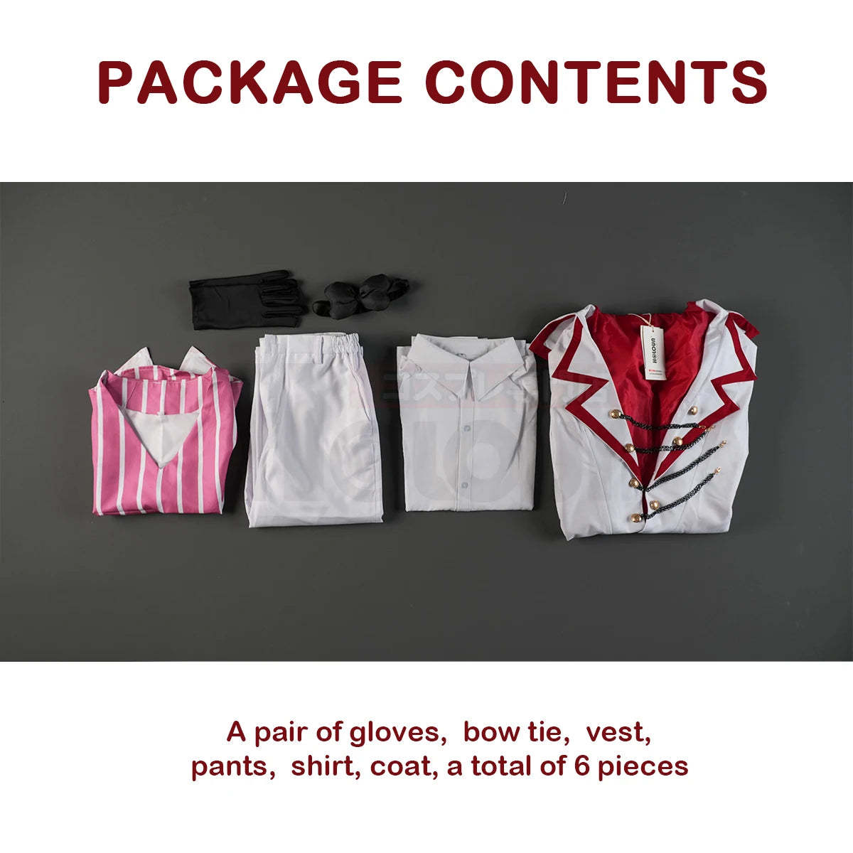 Lucifer Morningstar Cosplay Costume - Haz Hotel Anime Wig & Tailcoat Set-Astricos