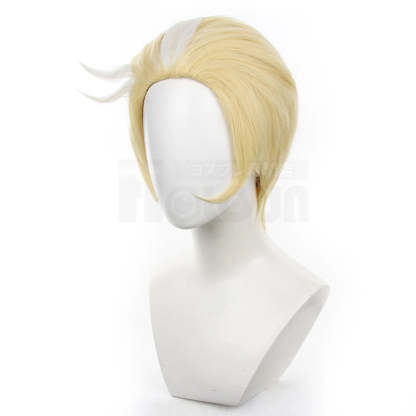 Lucifer Morningstar Cosplay Wig - Haz Hotel Anime Style, Adjustable Size for Halloween-Astricos