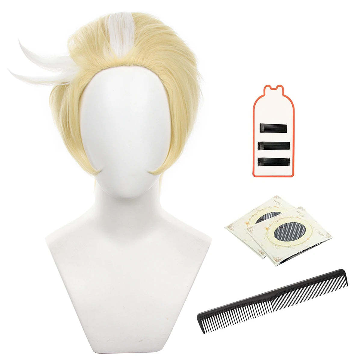 Lucifer Morningstar Cosplay Wig - Haz Hotel Anime Style, Adjustable Size for Halloween-Astricos