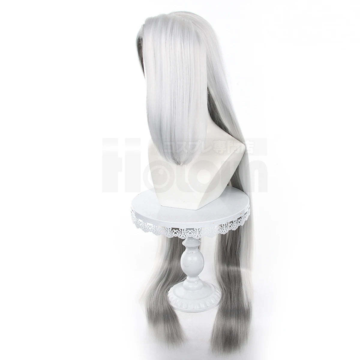 Hazbin Hotel Vaggie Cosplay Wig - Long Rose Net Synthetic Fiber for Halloween & Anime Events-Astricos