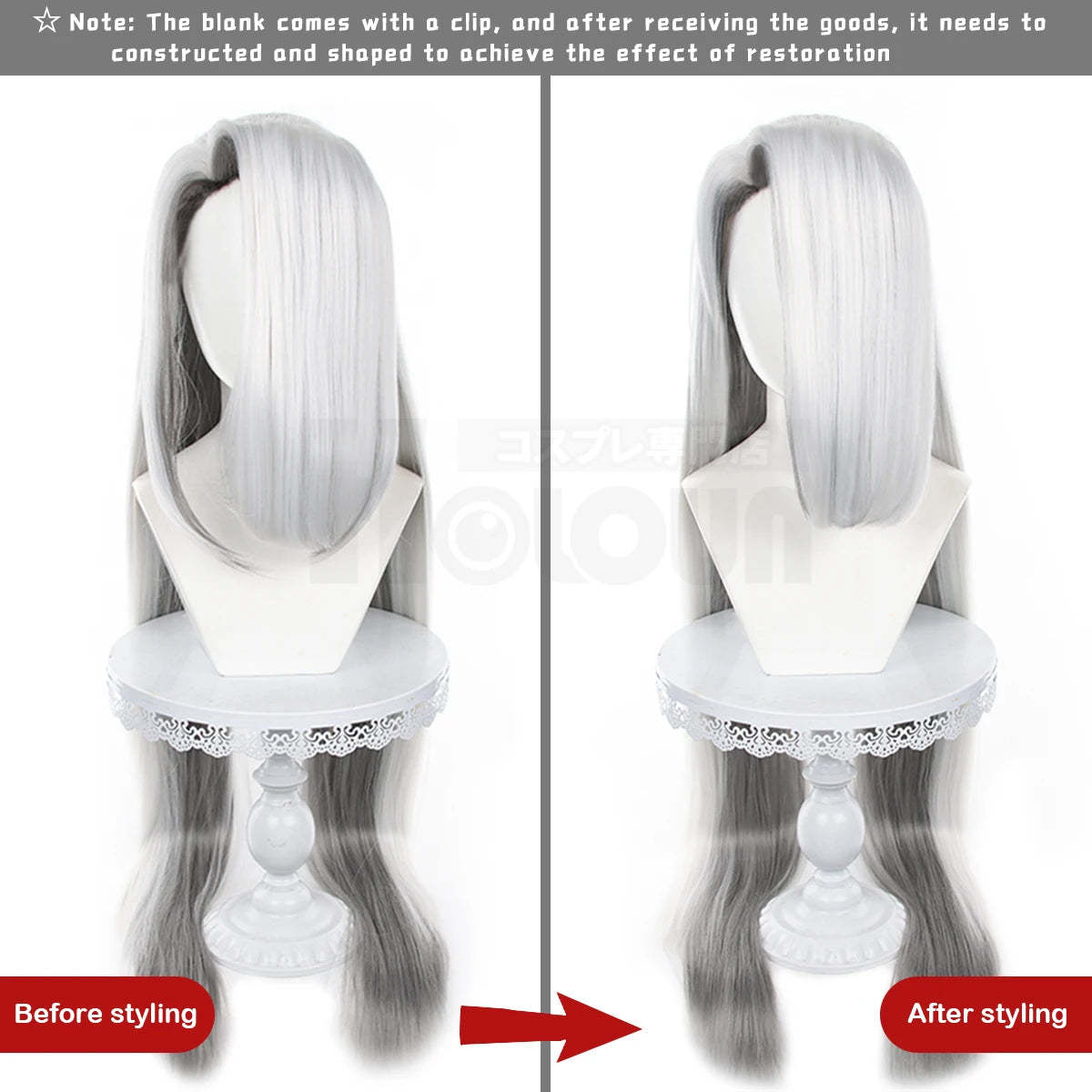 Hazbin Hotel Vaggie Cosplay Wig - Long Rose Net Synthetic Fiber for Halloween & Anime Events-Astricos