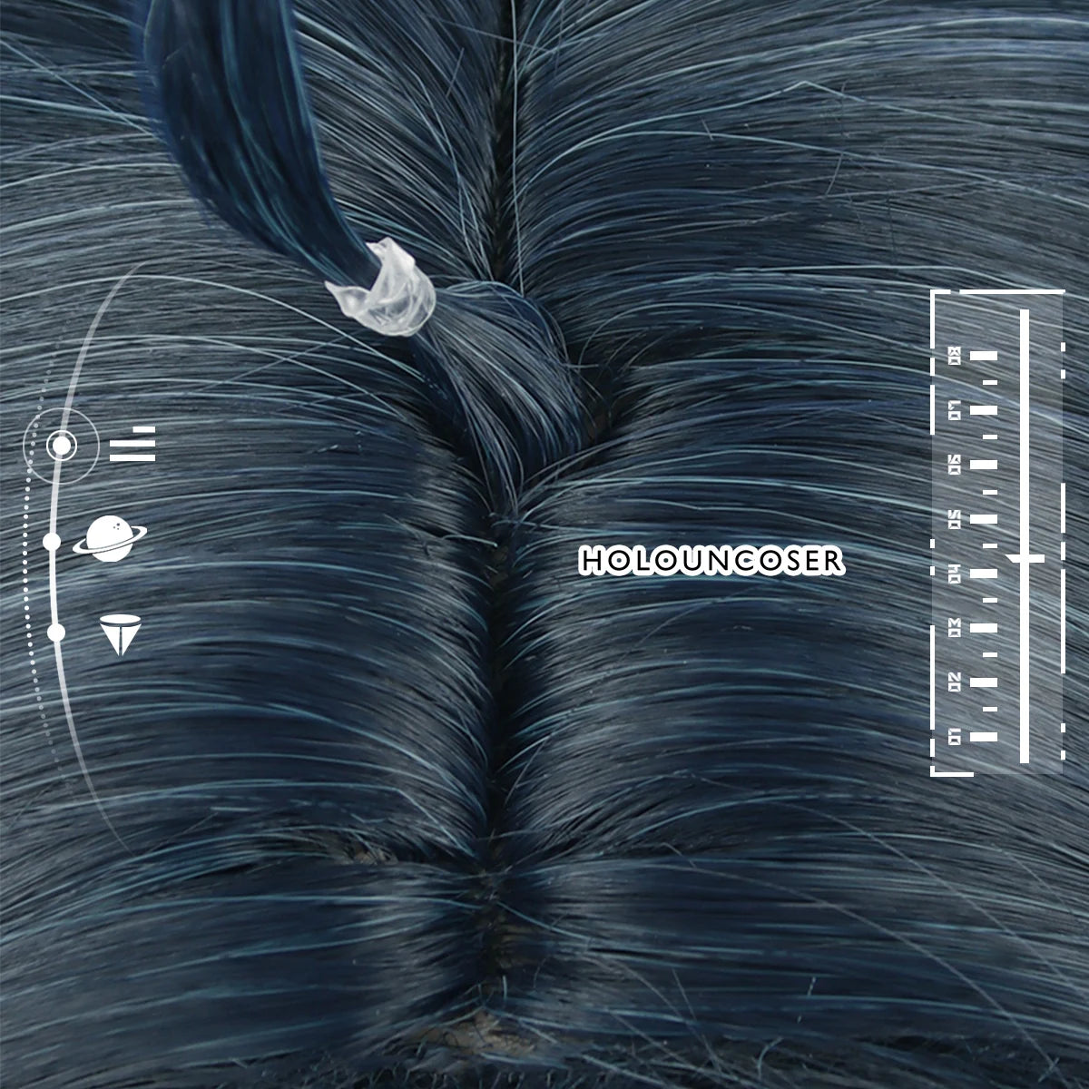 Honkai Star Rail Blade Cosplay Wig - Rose Net Heat Resistant Synthetic Fiber-Astricos