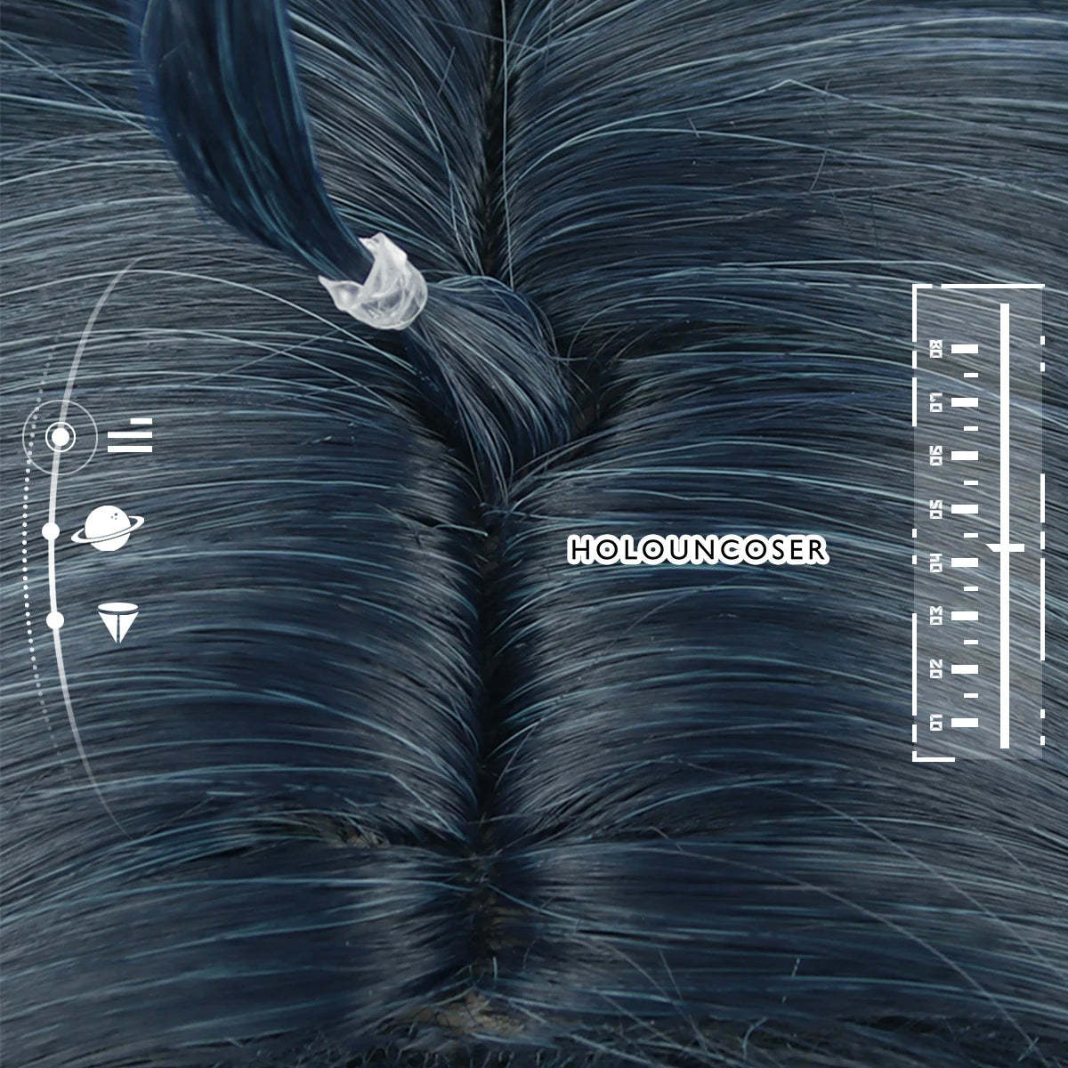 Honkai Star Rail Blade Cosplay Wig - Rose Net Heat Resistant Synthetic Fiber-Astricos