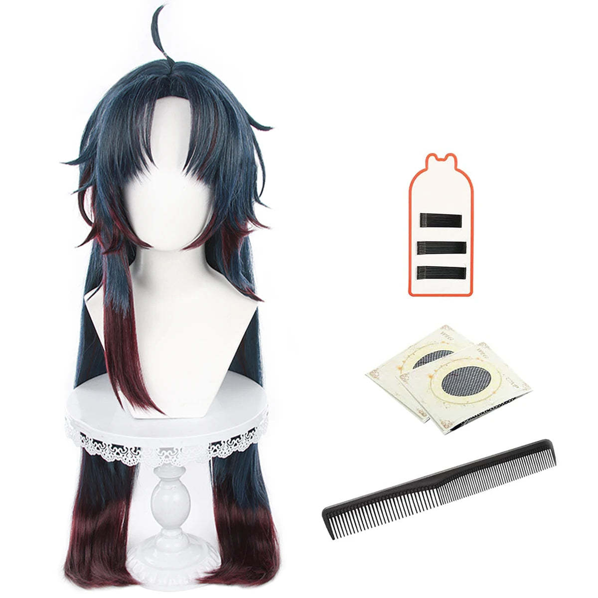 Honkai Star Rail Blade Cosplay Wig - Rose Net Heat Resistant Synthetic Fiber-Astricos