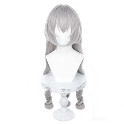 Honkai Star Rail Bronya Cosplay Wig - Rose Net Heat Resistant Synthetic Fiber with Comb & Hairpin-Astricos