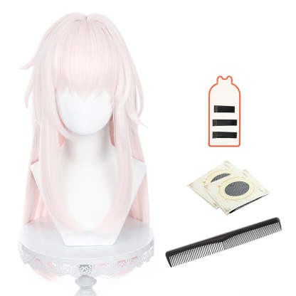 Honkai Star Rail Clara Cosplay Wig - Rose Net, Heat Resistant, Adjustable Size-Astricos
