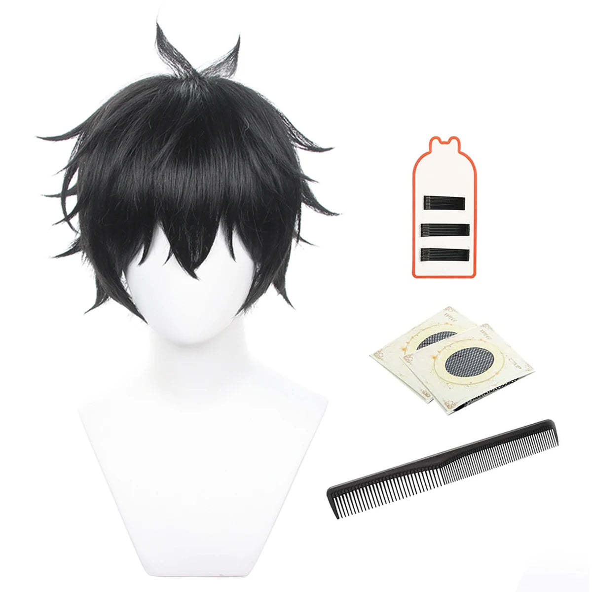 Honkai Star Rail Dan Heng Cosplay Wig - Short Rose Net Heat Resistant Synthetic Fiber-Astricos