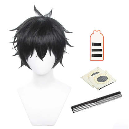 Honkai Star Rail Dan Heng Cosplay Wig - Short Rose Net Heat Resistant Synthetic Fiber-Astricos